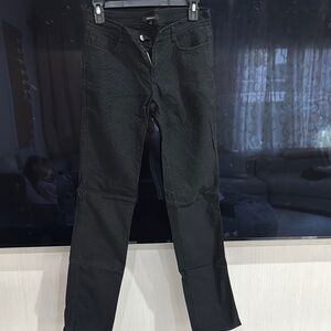 Lafayette 148 New York Black Straight Leg Jeans